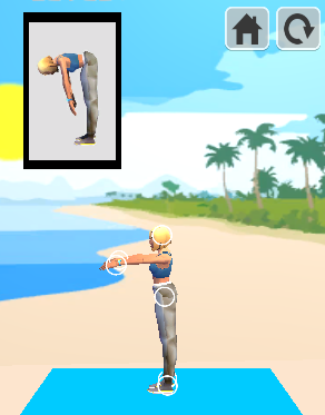 沙滩瑜伽