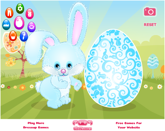 兔子设计复活节彩蛋在线玩