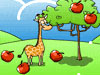长颈鹿吃苹果中文版