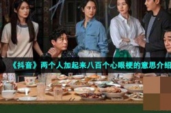 两个人加起来八百个心眼是什么梗？梗的意思及出处详解
