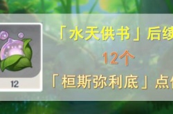 原神水天供书12个桓斯弥利底点位位置一览