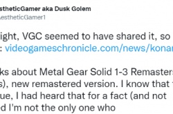 又有戏了 曝科乐美正开发合金装备1 2 3复刻版