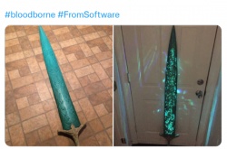 玩家自制血源月光大剑 我的指引月光