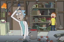 瑞克和莫蒂和战神5的宣传片 爷孙化身父子兵