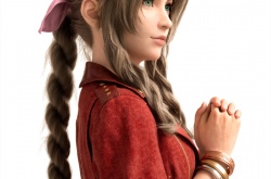 最终幻想7重制版爱丽丝高清建模图 粉色丝带超可爱