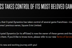 水晶动力宣布 已完全接手古墓丽影等IP的控制权