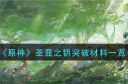原神圣显之钥突破材料是什么？原神圣显之钥突破材料一览