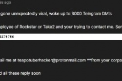 泄密黑客喊话勒索R星 兄弟你泄露的可是GTA6