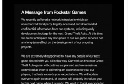 受GTA6泄密影响 T2股价大跌 担心泄露导致游戏延期