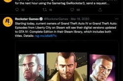 GTA4重制版要来了？R星频繁点赞相关旧推文