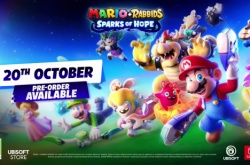 马里奥疯兔星耀之愿电影式预告 11.20发售