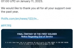 FF7第一战士官宣明年1.11停服 上线不足一年半