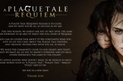 瘟疫传说安魂曲发售在即 官方呼吁玩家不要剧透