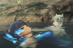 异度之刃3泳装宣传视频 优妮、兰兹展示跳水绝活