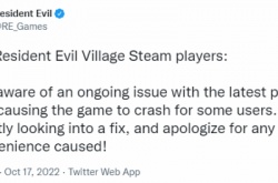 生化危机8Steam更新遇崩溃BUG 官方正在修复