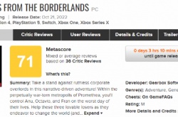 无主之地新传说M站71分 故事幽默、角色优秀