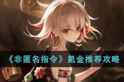 非匿名指令怎么氪金？氪金推荐攻略