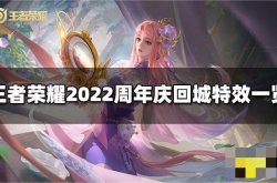 王者荣耀周年庆2022回城特效？王者荣耀周年庆回城特效一览