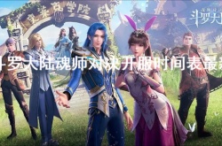 斗罗大陆魂师对决新区活动时间表 斗罗大陆魂师对决开服时间表最新