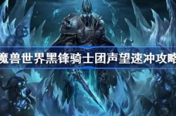 巫妖王之怒各声望奖励？魔兽世界wlk黑锋骑士团声望怎么提升快