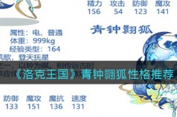 洛克王国青钟翾狐性格选什么好?洛克王国青钟翾狐性格推荐