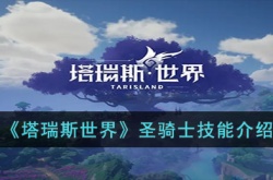 塔瑞斯世界圣骑士技能是什么?塔瑞斯世界圣骑士技能介绍