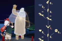 光遇不舍家长兑换图:2023黑金斗篷复刻兑换图