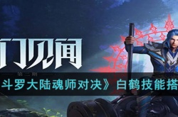 斗罗大陆魂师对决白鹤技能怎么搭配?斗罗大陆魂师对决白鹤技能搭配