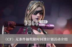 CF无条件抽奖限时回馈计划活动有什么？CF无条件抽奖限时回馈计划活动介绍