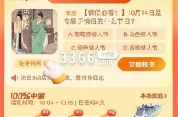 淘宝每日一猜最新答案是什么 淘宝大赢家10月14日今天答案分享