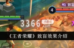 王者荣耀致盲效果怎么样-王者荣耀卢雅那致盲效果详情介绍